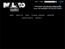 Tablet Screenshot of malacostudios.com